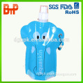 customized printing stand up water pouch with spout